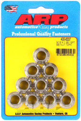 ARP 400-8337 Nut Kit M12 X 1.25 SS 12pt Photo-0