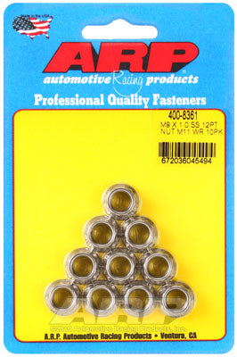 ARP 400-8361 Nut Kit M9 X 1.00 SS M11 socket 12pt Photo-0