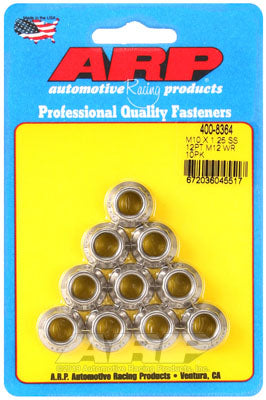 ARP 400-8364 Nut Kit M10 X 1.25 SS 12mm socket 12pt Photo-0