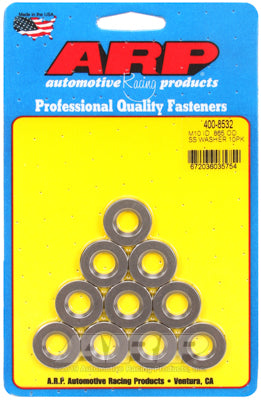 ARP 400-8532 Washer Kit M10 ID .865" OD SS washers Photo-0