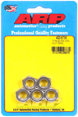ARP 400-8756 Nut Kit 7/16"-20 SS fine hex Photo-0