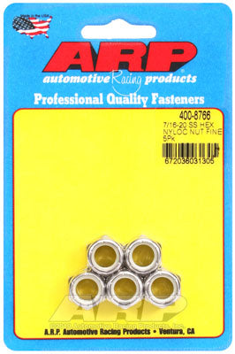 ARP 400-8766 Nut Kit 7/16"-20 SS fine hex Photo-0