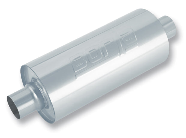 BORLA 400024 XR-1® Multi-Core 2.5" Center-Center 14"x6.25" Round - Racing Muffler Photo-0