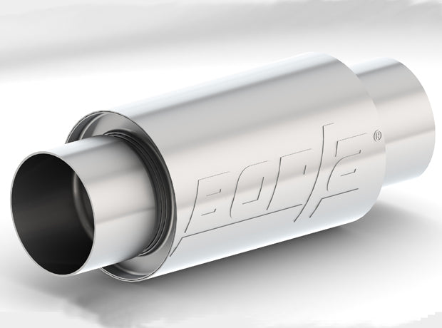 BORLA 40004S XR-1® Sportsman 3.5" Center-Center 8"x5" Round - Racing Muffler Photo-0