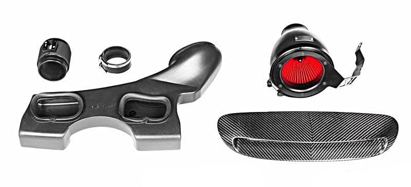 EVENTURI EVE-F56-LCI-PL-INT Plastic Intake with Carbon Scoop for MINI Cooper S/JCW Facelift Photo-0