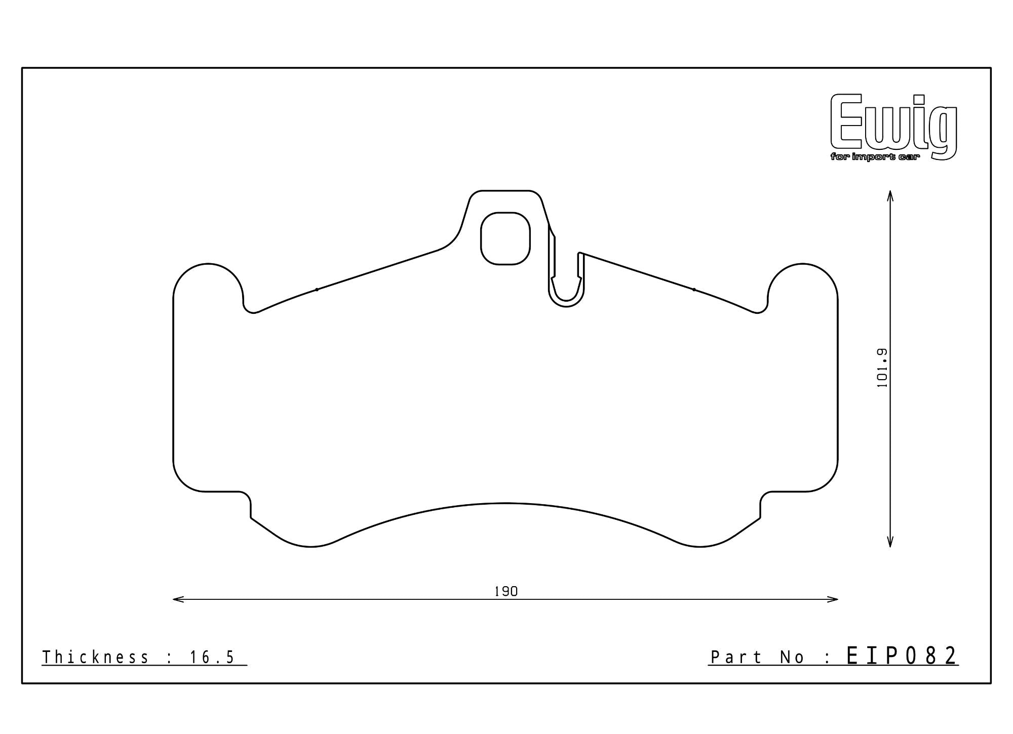ENDLESS EIP082ME20 Front brake pads PORSCHE 911(996) GT2/GT3 Photo-0