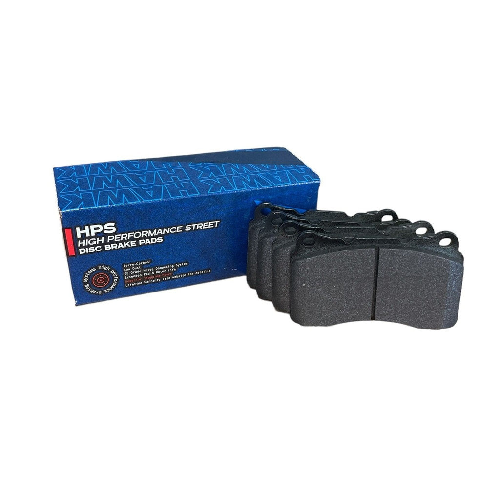HAWK HB453F.585 Front Brake Pads HPS for SUBARU Impreza WRX STI 2004-2015 / MITSUBISHI Lancer EVO 5-10 2003-2014 Photo-0