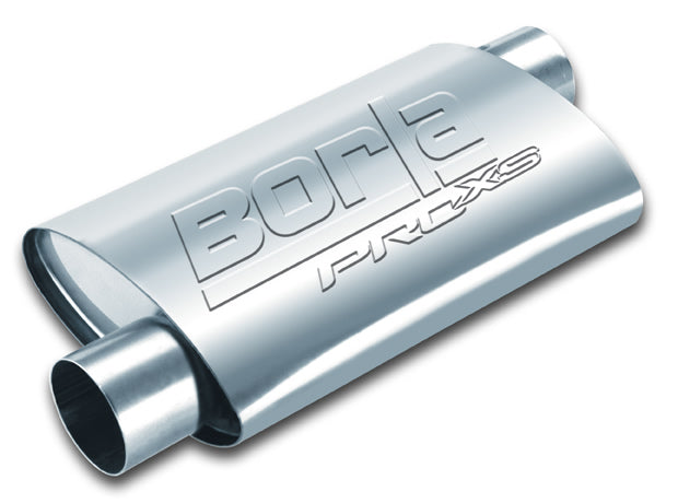 BORLA 40352 ProXS™ Muffler Offset / Offset Oval 2.5" 14" x 4" x 9.5" Photo-0