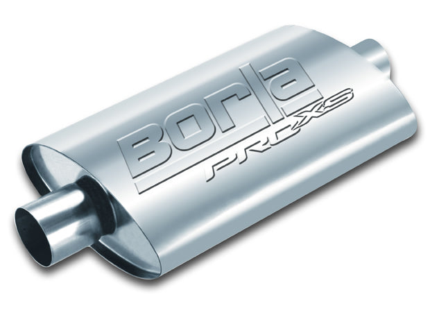 BORLA 40364 ProXS™ Muffler Center / Center Oval 2,5" in / out, 14" x 4" x 9.5" Photo-0