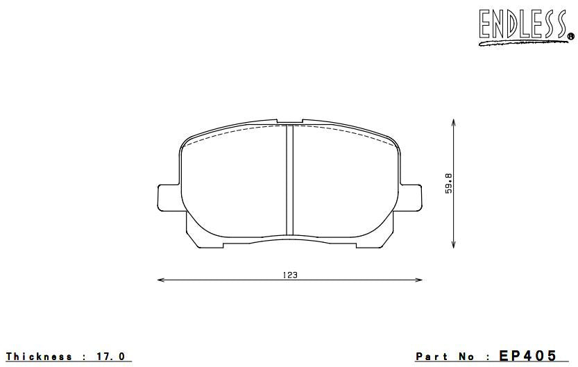ENDLESS EP405MA45B Brake pads Photo-0