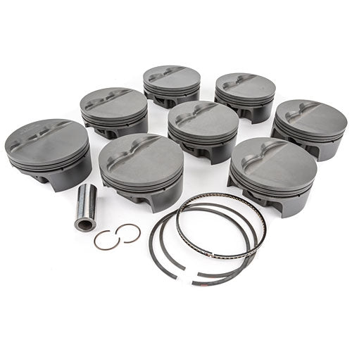 MAHLE 197799948 Pistons kit 82.50mm x 29.6mm CH, 92.8mm stroke,144mm rod,20mm pin,-10.4cc,312g,9.3CR, M142P VW TFSi EA113 (2006-2009) 2.0L TURBO Photo-0