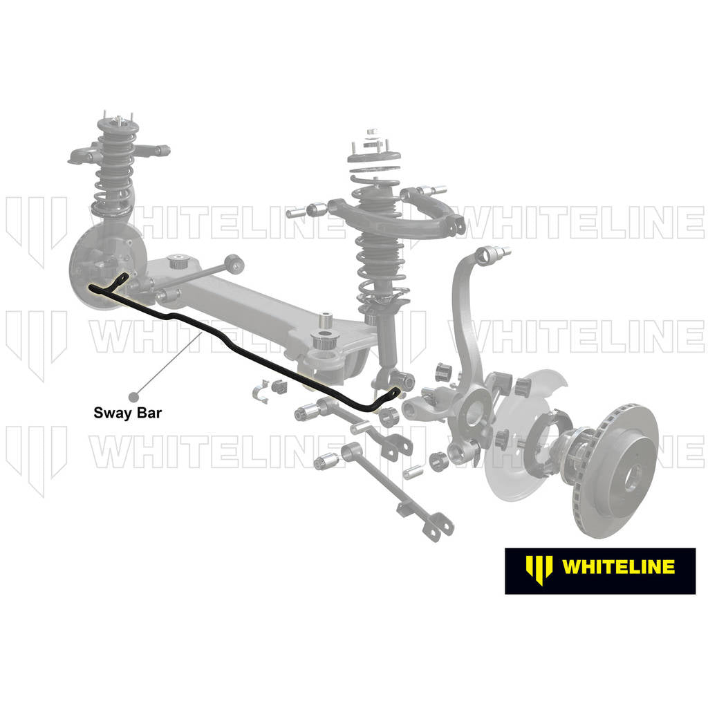 WHITELINE BHR92 Rear Sway Bar - 18mm Heavy Duty Photo-1