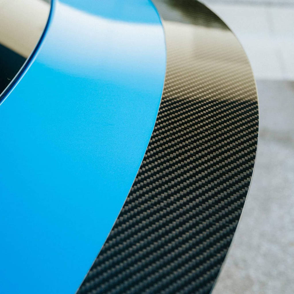 UNPLUGGED PERFORMANCE UP-MY-325-1.1 High Efficiency Trunk Spoiler, Autoclaved Dry Carbon, Gloss Clear for TESLA Model Y Photo-8