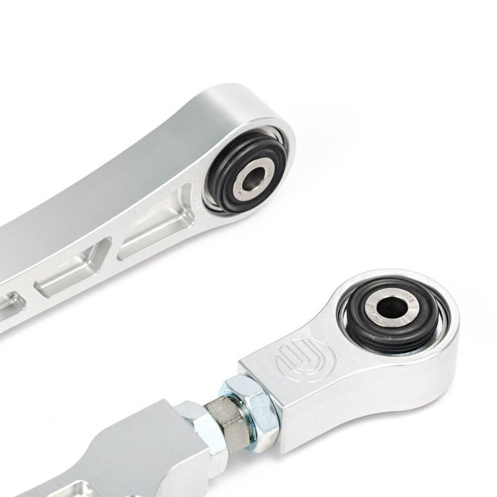 UNPLUGGED PERFORMANCE UP-MSMX-132-1.1 Billet Adjustable Rear Camber Arm Set - Street & Track Day for TESLA Model S / Model X Photo-1