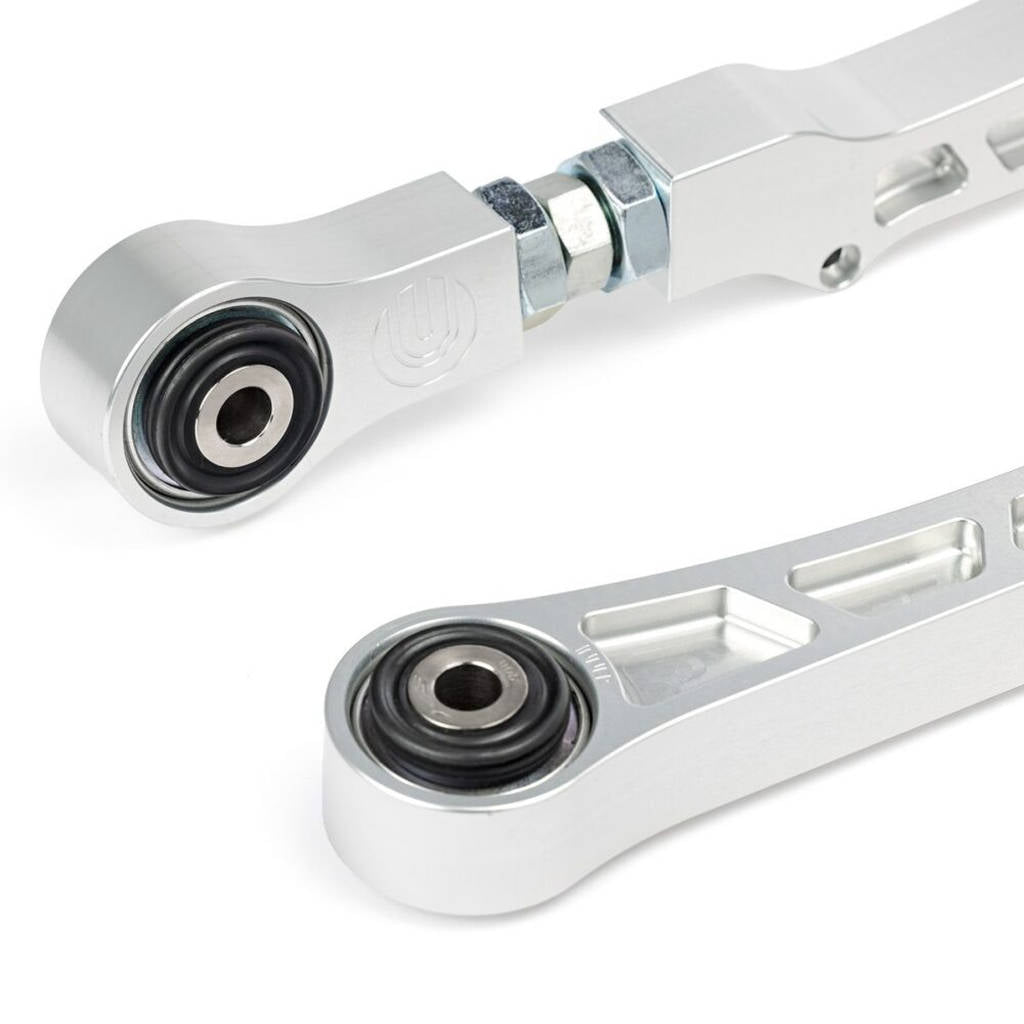 UNPLUGGED PERFORMANCE UP-MSMX-132-1.1 Billet Adjustable Rear Camber Arm Set - Street & Track Day for TESLA Model S / Model X Photo-2