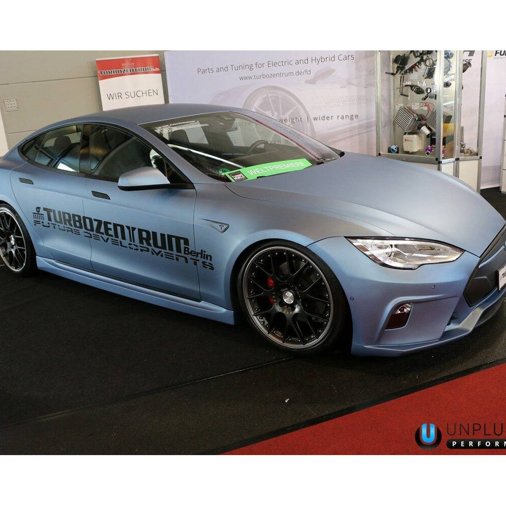 UNPLUGGED PERFORMANCE UP-MS-104-1.1 Side Skirt Set, Urethane, Unpainted for TESLA Model S Photo-8