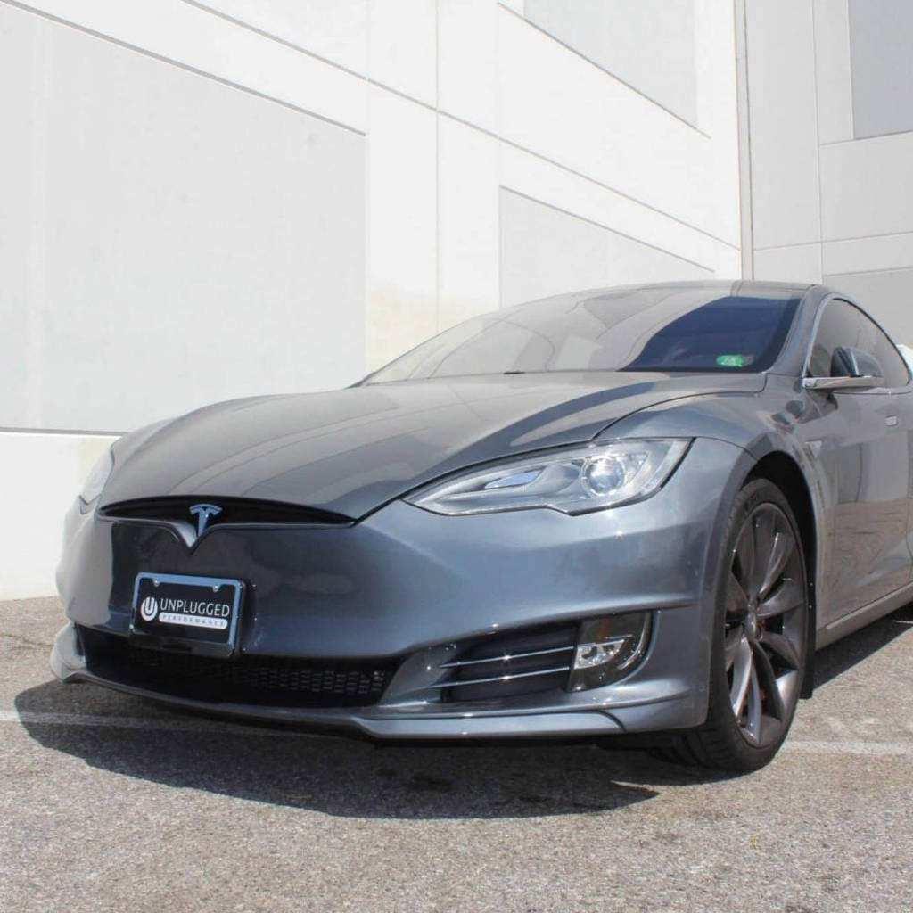 UNPLUGGED PERFORMANCE UP-MS-102-2.1 Refresh Front Fascia System (4 Sensor), Unpainted for TESLA Model S Pre-2016.5 Photo-1