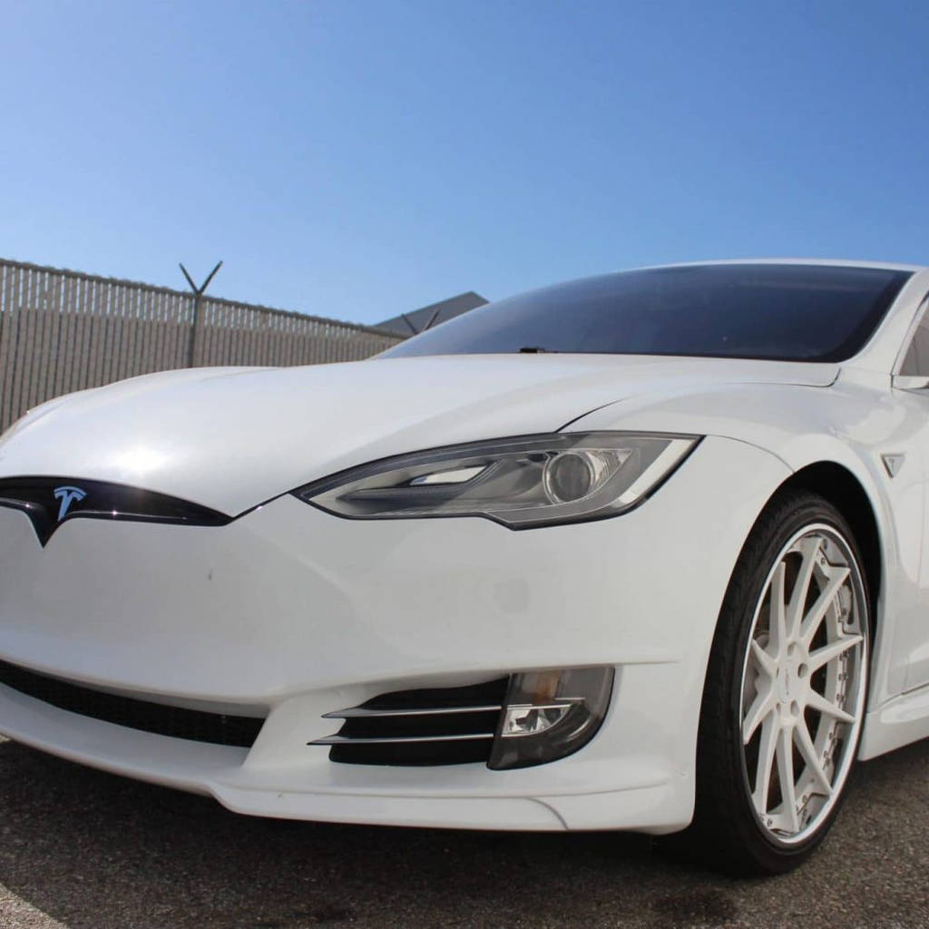 UNPLUGGED PERFORMANCE UP-MS-102-2.1 Refresh Front Fascia System (4 Sensor), Unpainted for TESLA Model S Pre-2016.5 Photo-2