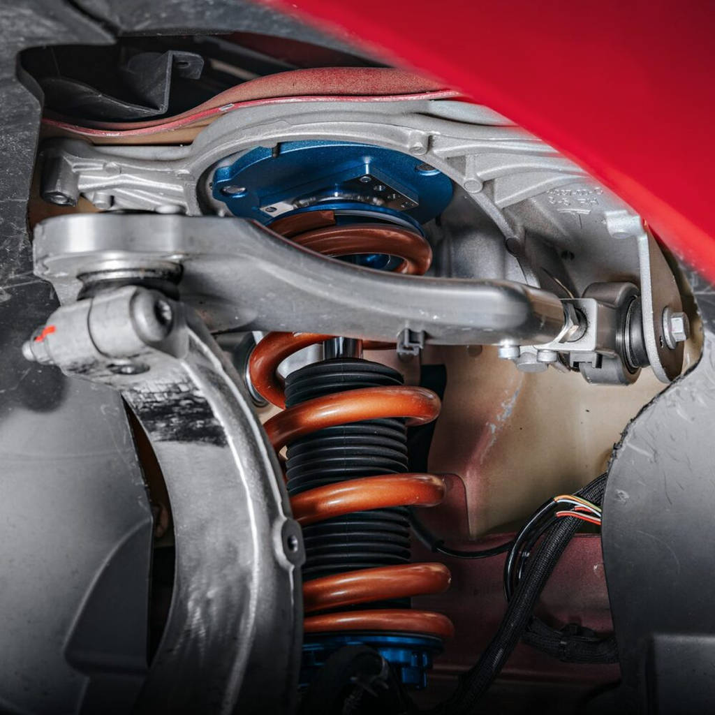 UNPLUGGED PERFORMANCE UP-M3MY-315-1.4 Billet Adjustable Front Upper Control Arm Set - Ultimate Edition for TESLA Model 3 / Model Y Photo-5