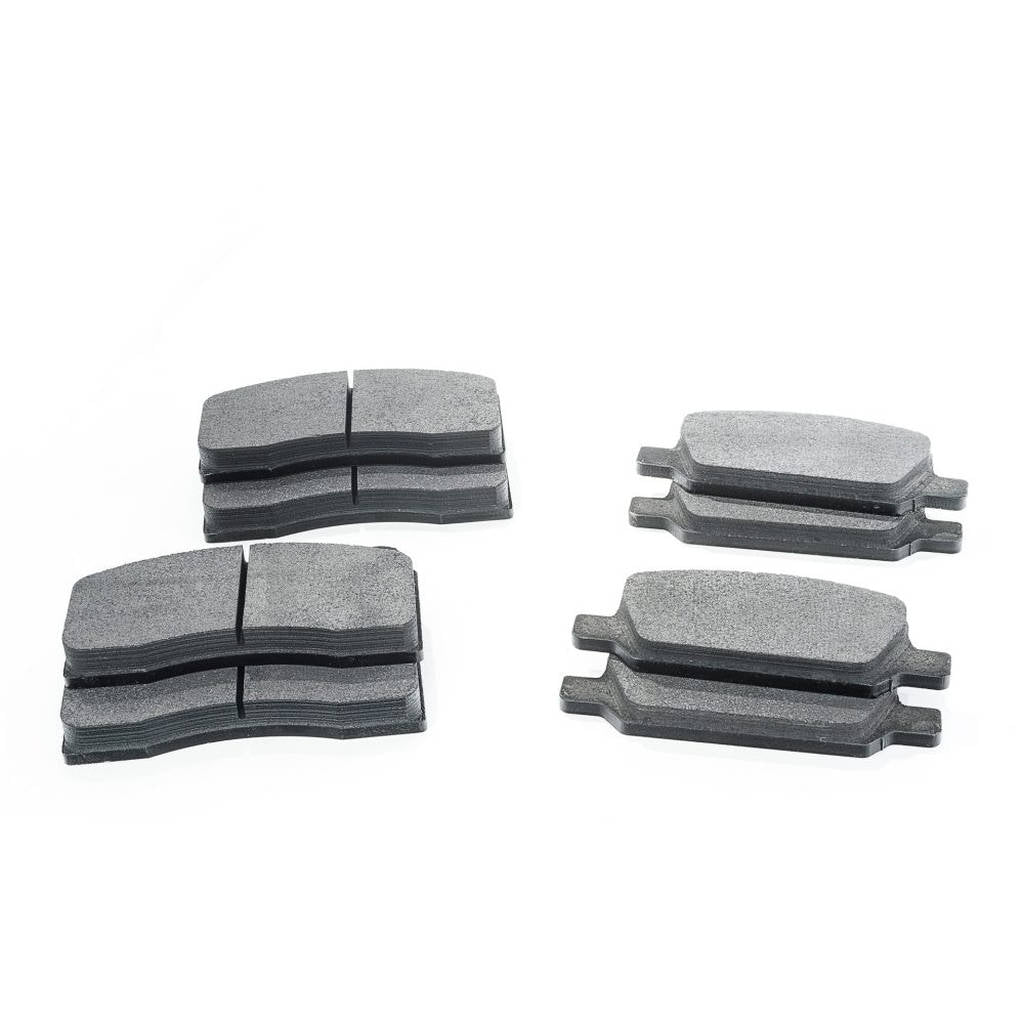 UNPLUGGED PERFORMANCE UP-M3MY-318-1.1 Front Brake Pad Set Street and Track Day for TESLA Model 3 / Model Y Photo-1