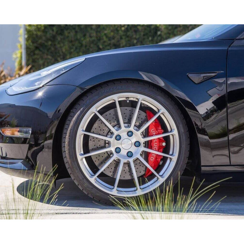UNPLUGGED PERFORMANCE UP-M3-310-15.1 Dual Rate Spring Set, AWD - Stock Comfort for TESLA Model 3 Photo-6