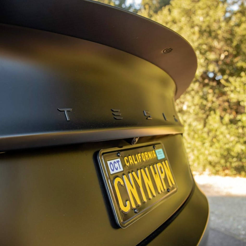 UNPLUGGED PERFORMANCE UP-M3-305-2.1 High Efficiency Trunk Spoiler, Autoclaved Dry Carbon, Satin Clear for TESLA Model 3 Photo-8