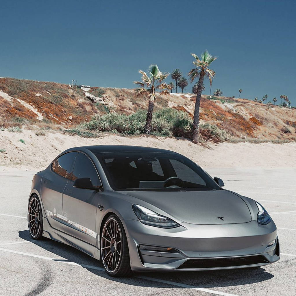UNPLUGGED PERFORMANCE UP-M3-302-1.1 Ascension Front Fascia System, Unpainted for TESLA Model 3 Photo-13