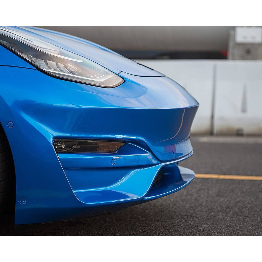UNPLUGGED PERFORMANCE UP-M3-302-1.1 Ascension Front Fascia System, Unpainted for TESLA Model 3 Photo-18