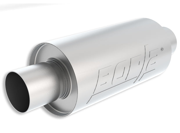 BORLA 40842S MUFFLER "S-TYPE" 2.5" IN / OUT 10"X5"DIA. RD Photo-0