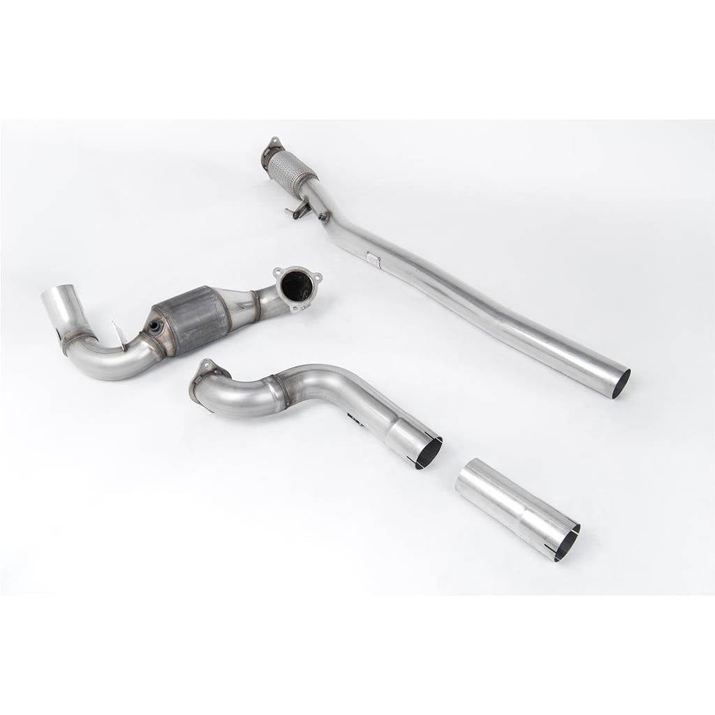 MILLTEK SSXMZ151 Large Bore Downpipe and Hi-Flow Sports Cat MERCEDES A-Class A35 AMG 2.0 Turbo (Saloon/Sedan Only-OPF/GPF Models) 2019-2021 Photo-0