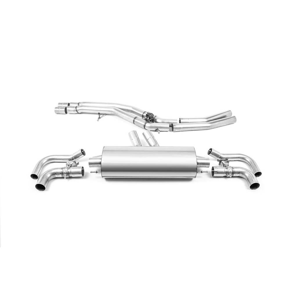 MILLTEK SSXAU898 Front Pipe-back AUDI RSQ8 4.0 V8 Bi-Turbo (OPF / GPF Equipped Models) 2020-2021 Photo-0