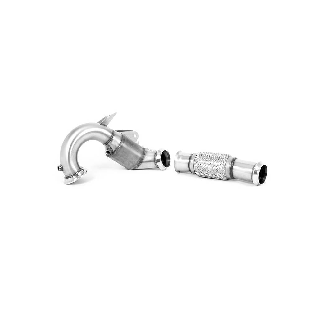 MILLTEK SSXMZ154 Large Bore Downpipe and Hi-Flow Sports Cat MERCEDES A-Class A45 & A45S AMG 2.0 Turbo (W177 Hatch Only) 2019-2021 Photo-0