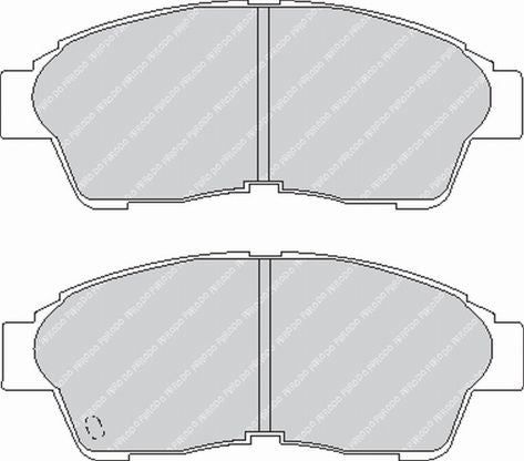 FERODO FCP867H Front Brake Pads DS2500 for TOYOTA Corolla (AE102) / Carina E Photo-0