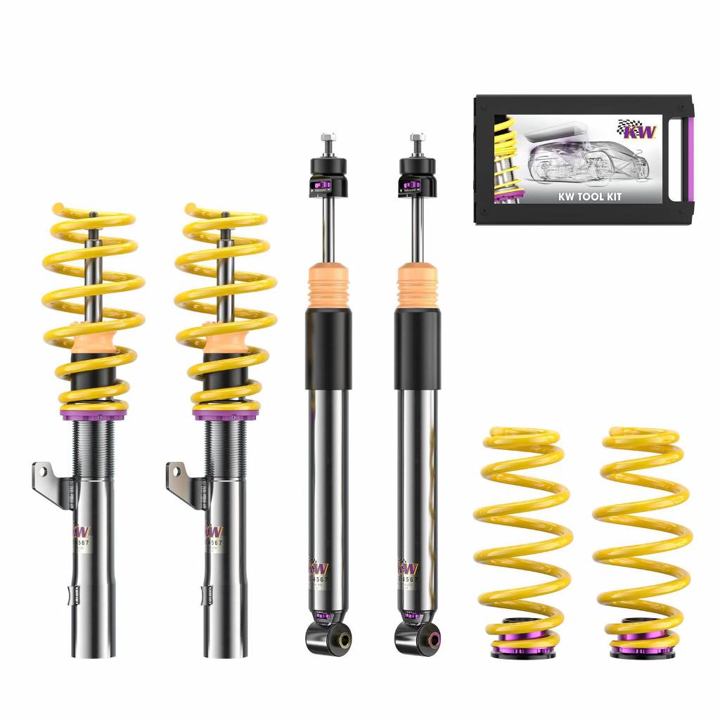 KW 352800AX Coilover Kit INOX V3 VW Touran II; (1T) Photo-0