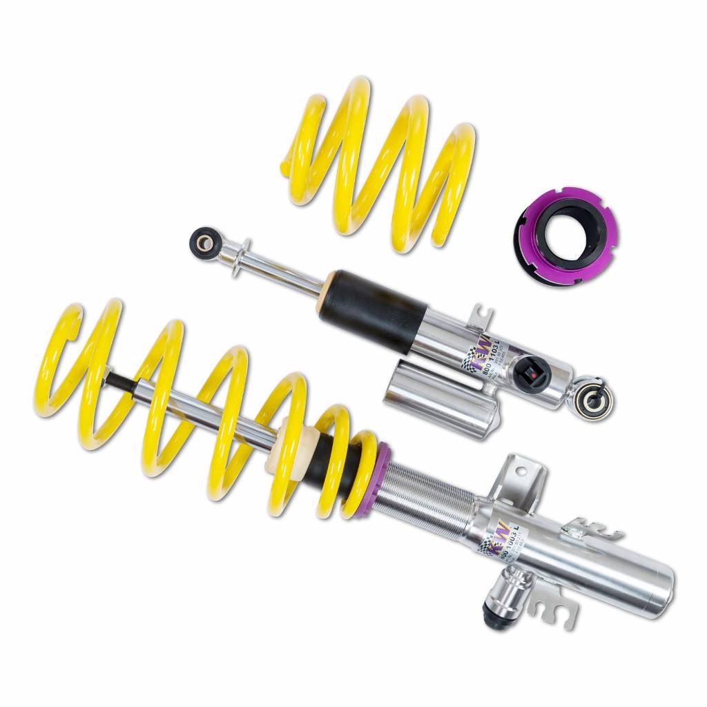 KW 39080043 Coilover Kit INOX DDC PLUG & PLAY VW Bus T6 / T6.1, Multivan, Transporter; (7HC,7HCA,7HM,7HMA,7HK,7J0,7HKX0) mit DCC / with DCC 07/15- Photo-1