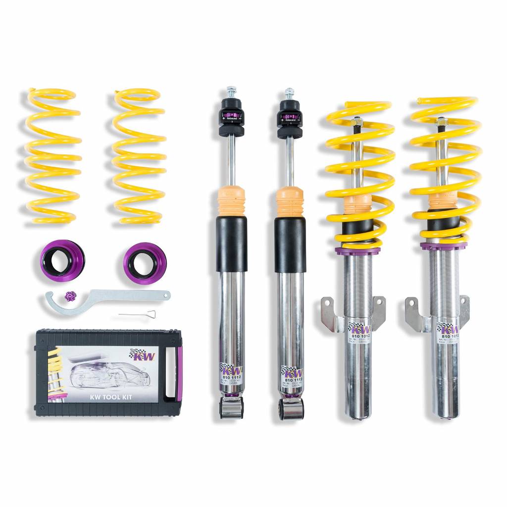 KW 352800BW Coilover Kit INOX V3 AUDI A1 Sportback; (GB) Photo-0