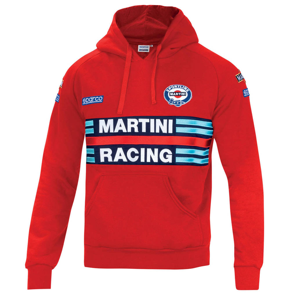 SPARCO 01279MRRS2M HOODIE MARTINI RACING, red, size M Photo-0