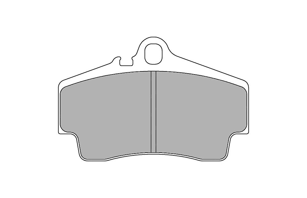 FERODO FCP1308H Rear Brake Pads DS2500 for PORSCHE 718 Cayman GTS (982) / 911 Carrera (996 / 997) Photo-0
