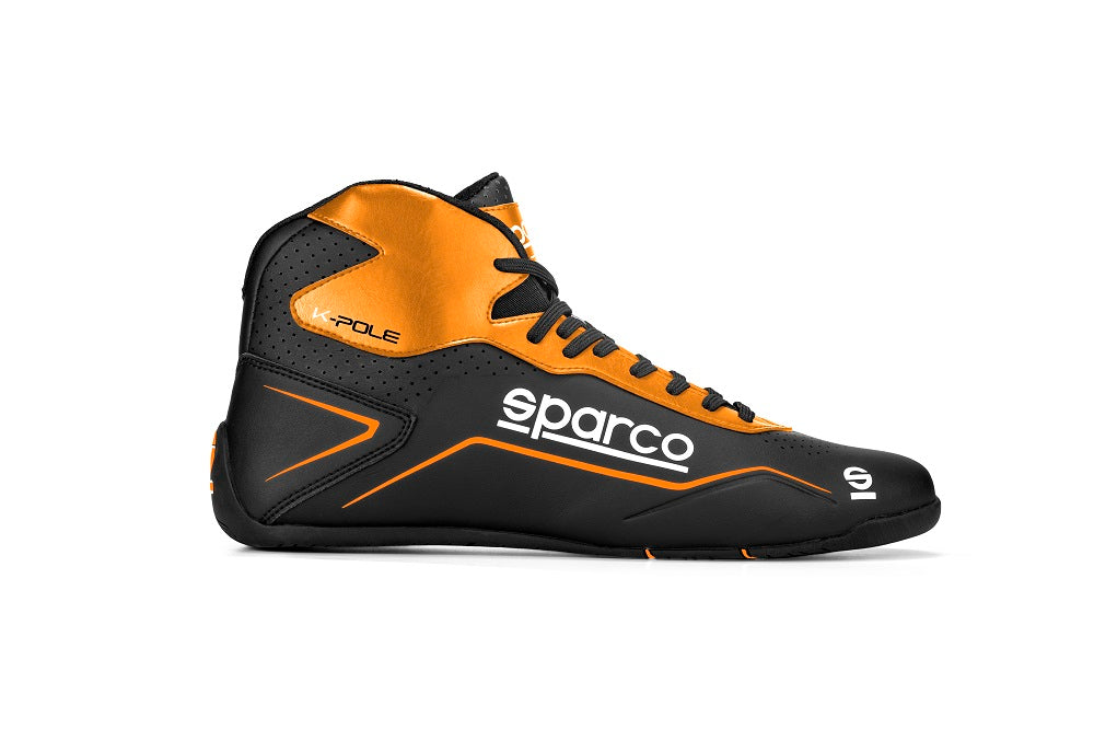 SPARCO 00126945NRAF K-POLE Karting shoes, black/orange, size 45 Photo-0