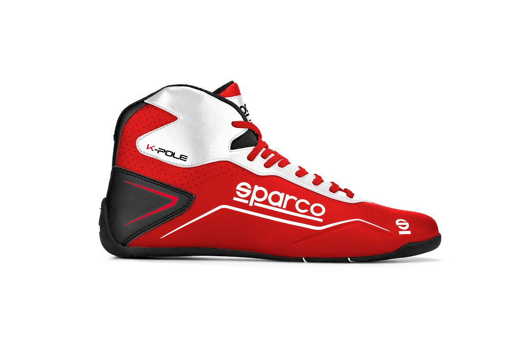 SPARCO 00126934RSBI K-POLE Karting shoes, red/white, size 34 Photo-0