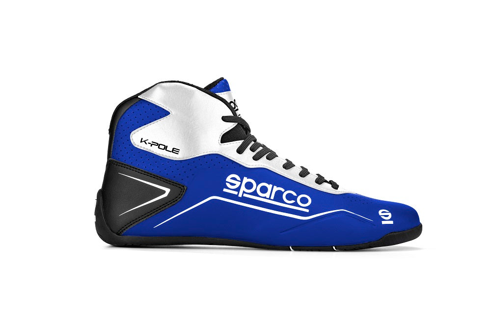 SPARCO 00126945BMBI K-POLE Karting shoes, blue/white, size 45 Photo-0