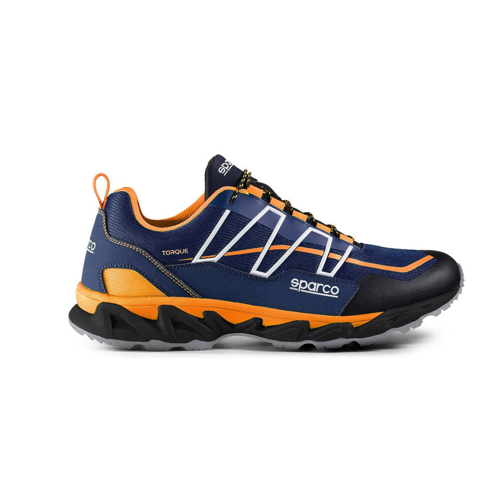 SPARCO 00128939BMAF TORQUE Mechanic shoes, blue navy/orange, size 39 Photo-0