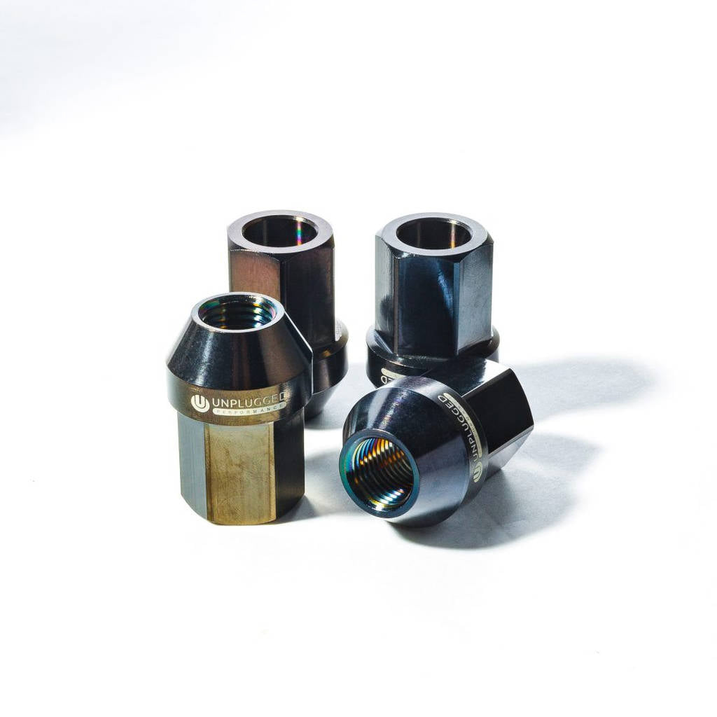 UNPLUGGED PERFORMANCE UP-MU-001-4.1 Lug Nut Set, Titanium 64 Grade, Burnt Ti Finish, Short Length for TESLA Model 3 Photo-10