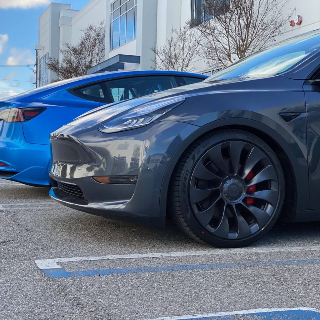 UNPLUGGED PERFORMANCE UP-MY-310-8.1 Dual Rate Lowering Spring Set Mild - LR RWD for TESLA Model Y Photo-4