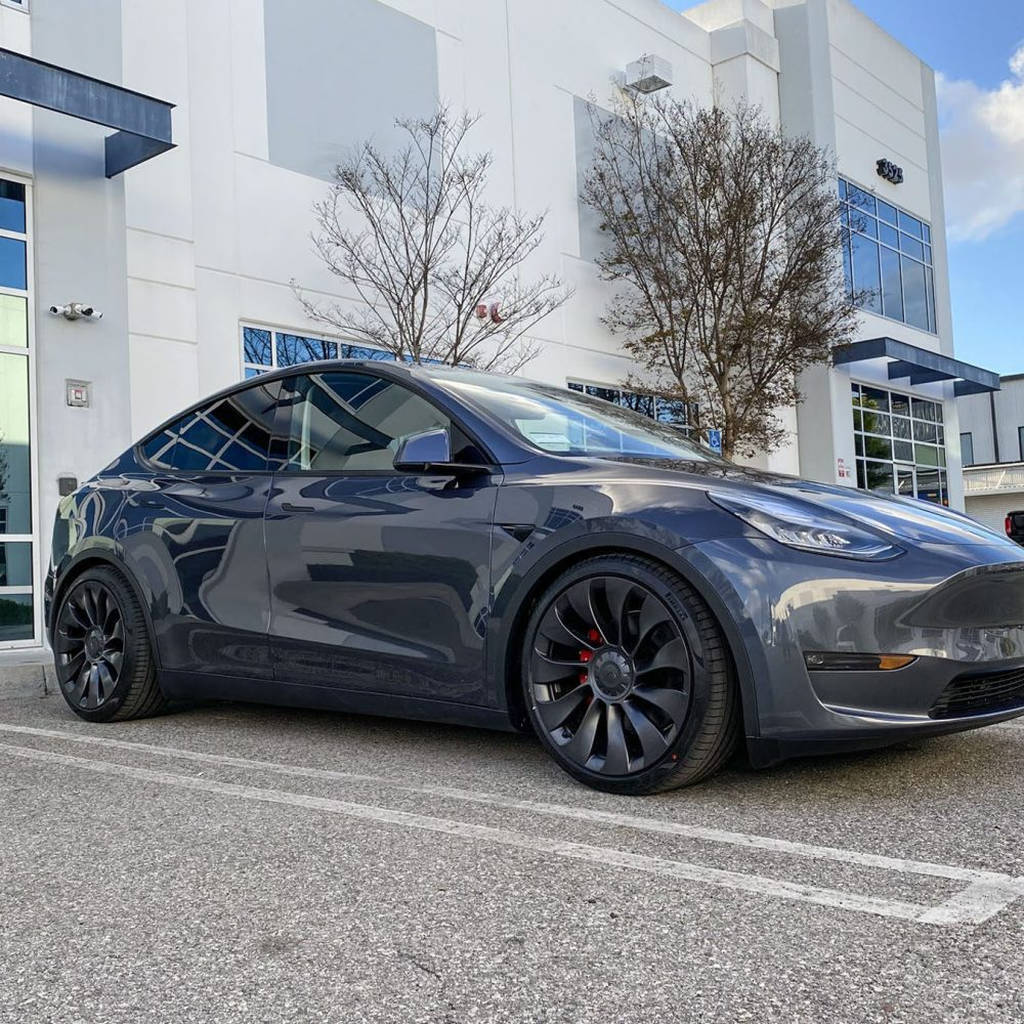 UNPLUGGED PERFORMANCE UP-MY-310-9.1 Dual Rate Spring Set Stock Comfort - LR RWD for TESLA Model Y Photo-2