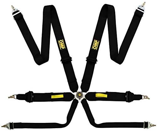 OMP DA0-0203-A01-071 (DA0203L071) Safety harness TECNICA 3", 6 points, FIA 8853-2016, black Photo-0