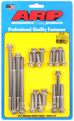 ARP 420-3201 Timing Cover & Water Pump Bolt Kit for Buick 350. stainless. 12pt Photo-0