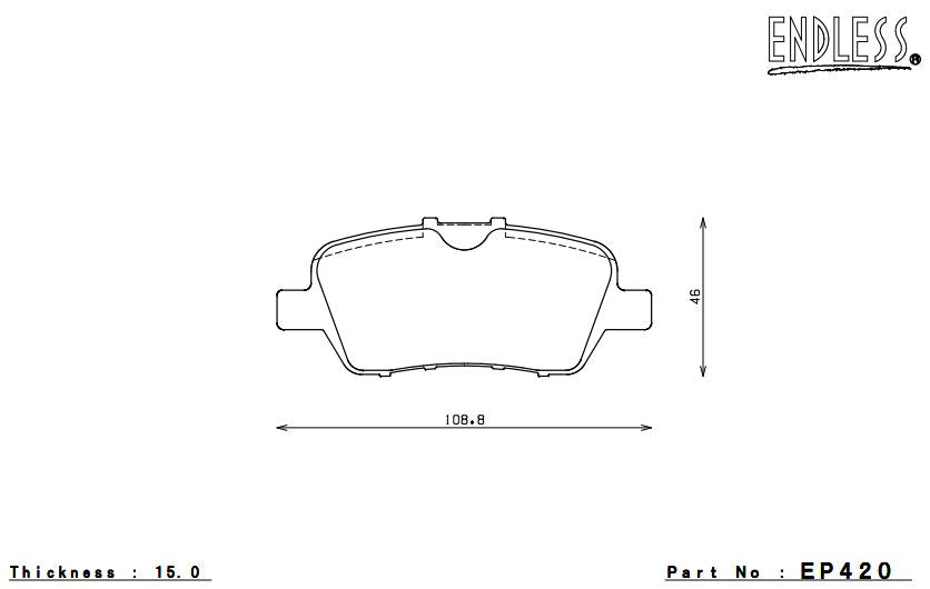 ENDLESS EP420MA45B Brake pads Photo-0