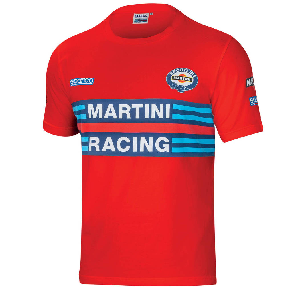 SPARCO 01274MRRS1S T-shirt MARTINI RACING, red, size S Photo-0