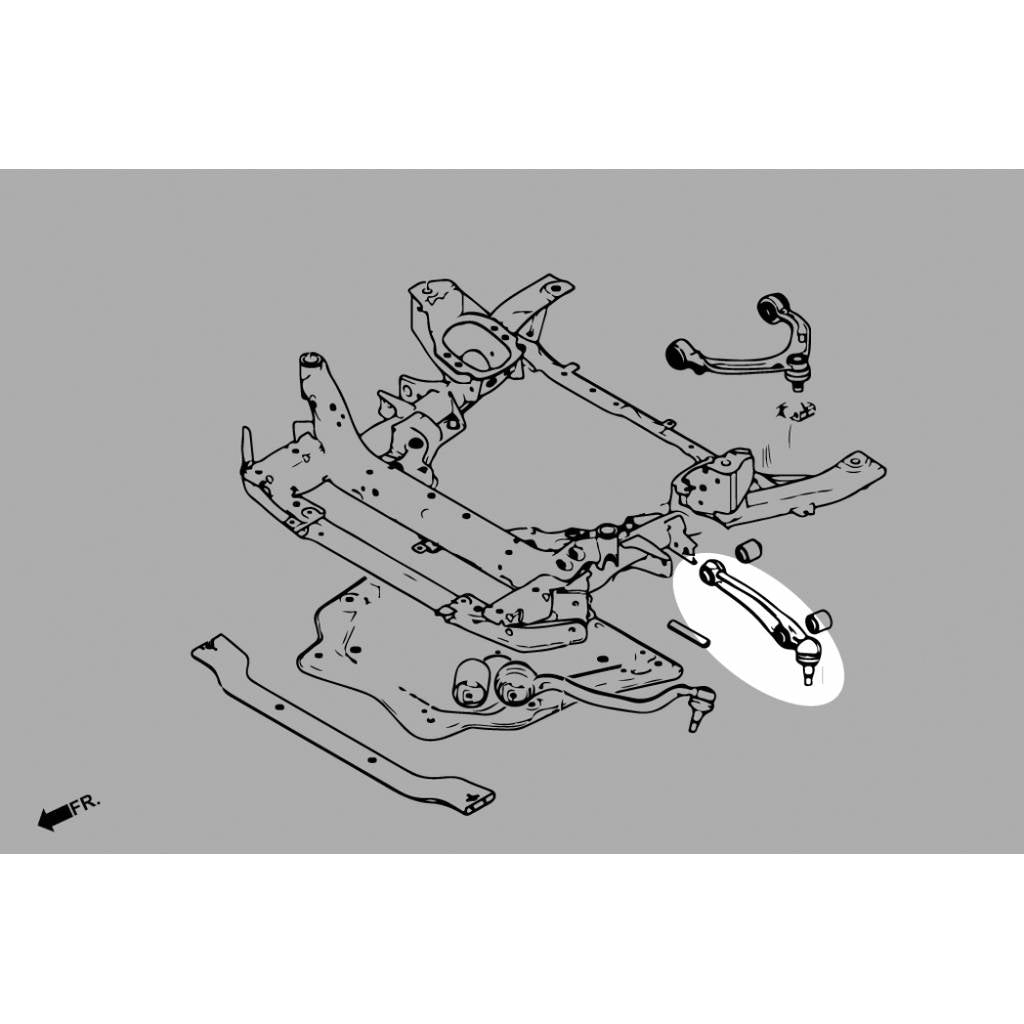 HARDRACE Q0740 BMW X5 E70/X6 E71/E72 FRONT LOWER REAR ARM (HARDEN RUBBER) - 2PCS/SET Photo-5